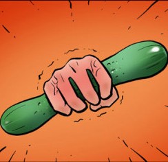 色小组漫画集：洞孔打猎，偷黄瓜的家伙